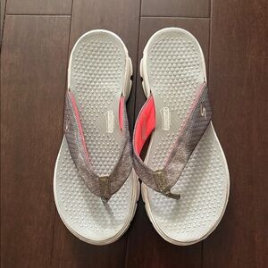 Skechers Gray and Pink Sandals